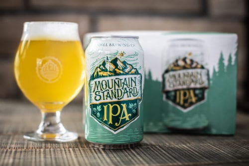 Odell Brewing Mountain Standard IPA Perspective: right