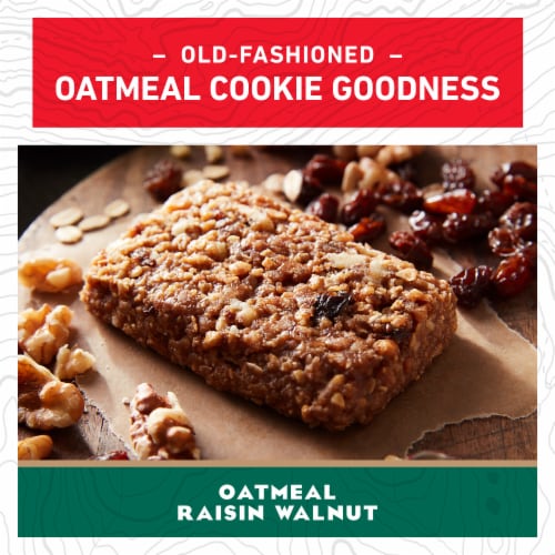 CLIF BAR Oatmeal Raisin Walnut Energy Protein Bars Perspective: right