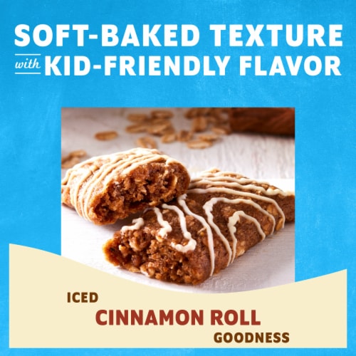 Zbar Cinnamon Roll Organic Soft-Baked Energy Snack Granola Bars Perspective: right