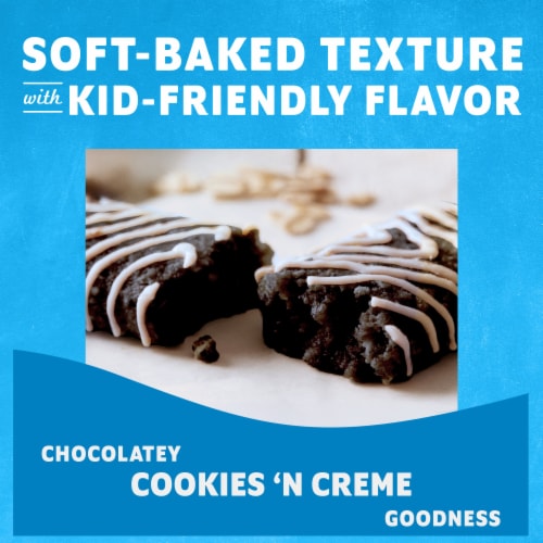 Zbar Bake Sale Collection Cookies 'N Crème Organic Soft-Baked Energy Snack Granola Bars Perspective: right