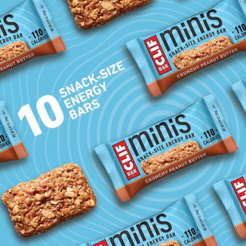 Clif® Bar Crunch Peanut Butter Mini Snack Bars Perspective: right