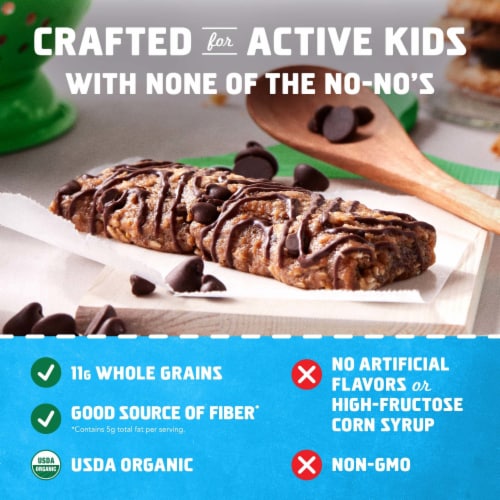 CLIF Kid Zbar® Organic Chocolate Chip Granola Bars Perspective: right