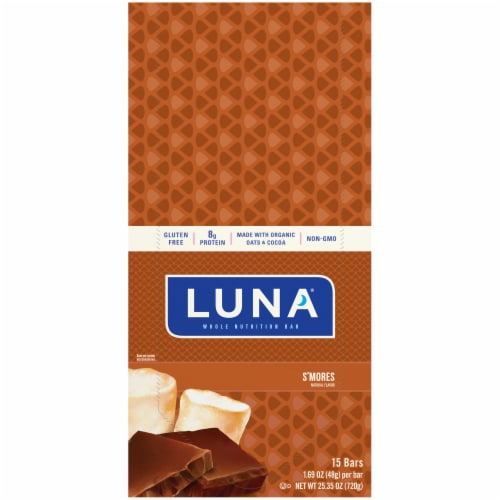 Luna® Gluten Free S'mores Nutrition Bars Perspective: right