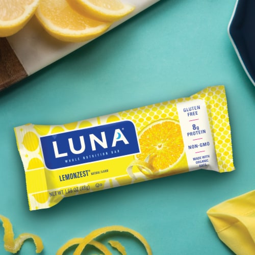 Luna Lemonzest Whole Nutrition Bars Perspective: right