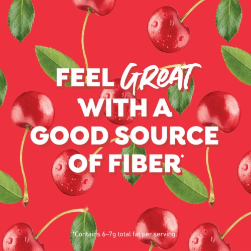 Luna® Gluten Free Wild Cherry Nutrition Bars with Prebiotics Perspective: right