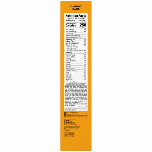 Clif Bar® Carrot Cake Energy Bars Perspective: right