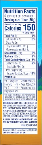 Clif Z Bar Organic Peanut Butter Cookie Baked Whole Grain Energy Snack Bars Perspective: right