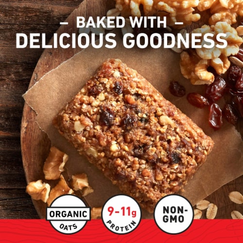 Clif Bar Oatmeal Raisin Walnut Energy Bar Perspective: right