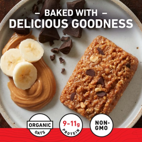 Clif Bar Peanut Butter Banana With Dark Chocolate Flavor Energy Bars Perspective: right