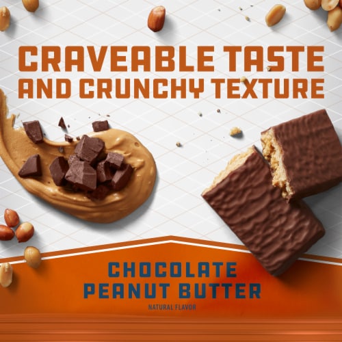 CLIF Builders Chocolate Peanut Butter Protein Bar Perspective: right
