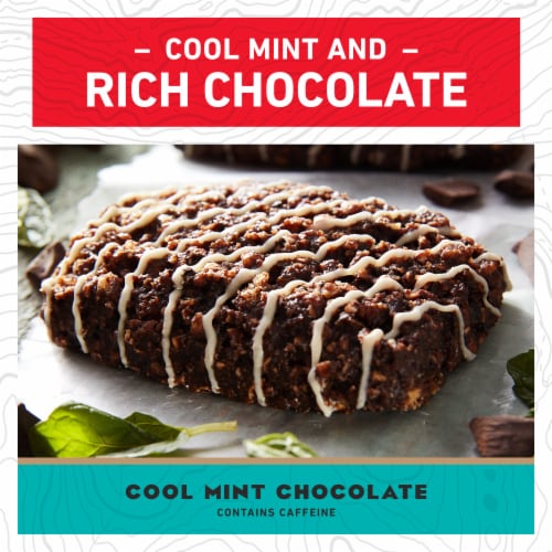 Clif Bar Cool Mint Chocolate With Caffeine Energy Bars Perspective: right