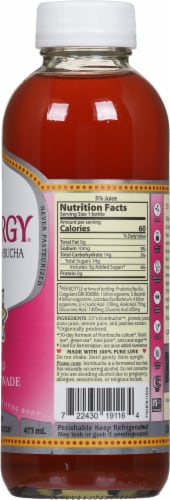 GT's Synergy® Pomelo Pink Lemonade Raw Kombucha Perspective: right