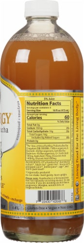GT's Living Foods Synergy Kombucha Organic - Golden Pineapple Perspective: right