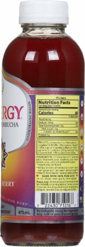 GT’s Synergy® Organic Lemon Berry Raw Kombucha