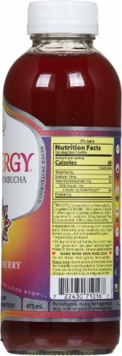 GT's Synergy® Organic Lemon Berry Raw Kombucha Perspective: right