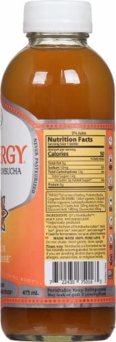 GT’s Synergy® Peach Paradise™ Raw Kombucha Perspective: right