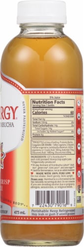 GT's Synergy® Raw Kombucha Honeycrisp Apple Drink, 16 fl oz
