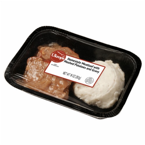 Ukrop's™ Homestyle Meatloaf with Mashed Potatoes and Gravy Perspective: right