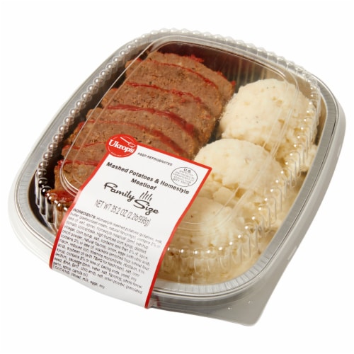 Ukrop's™ Mashed Potatoes & Homestyle Meatloaf - Family Size Perspective: right