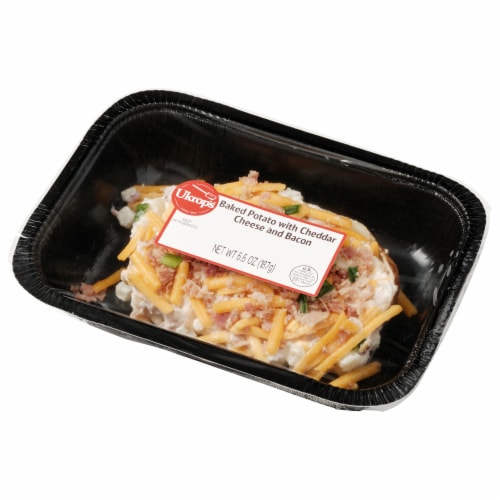 Ukrop's™ Baked Potato with Cheddar Cheese & Bacon Perspective: right