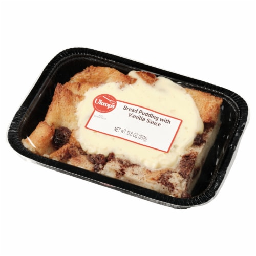 Ukrop's™ Bread Pudding with Vanilla Sauce Perspective: right