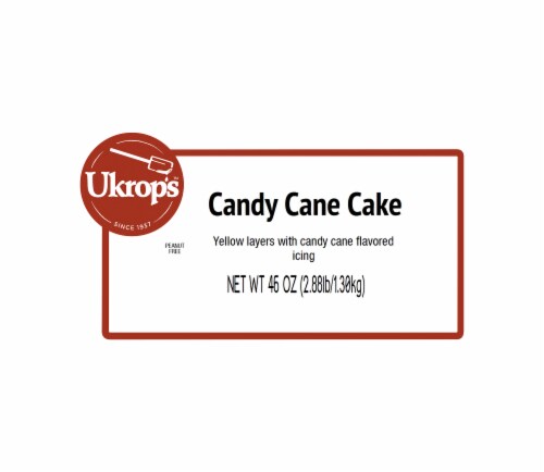 Ukrop's™ Candy Cane Cake Perspective: right