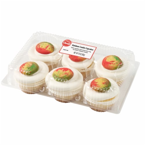 Ukrop's™ Rainbow Cookie Cupcakes Perspective: right