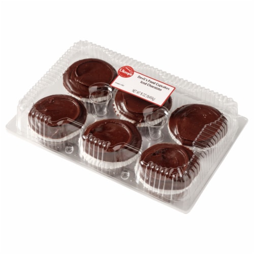 Ukrop's™ Devil's Food Cupcakes Iced Chocolate Perspective: right