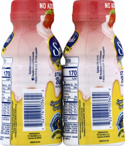 Splenda® Diabetes Care Strawberry Banana Shake Perspective: right