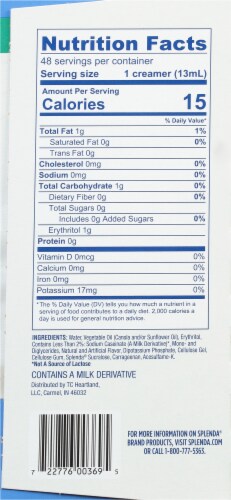 Splenda® French Vanilla Coffee Creamer Perspective: right
