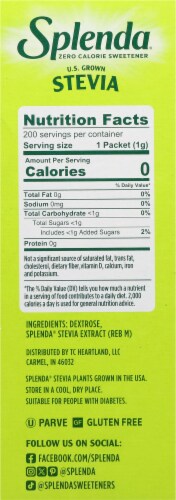Splenda® Zero Calorie Stevia Sweetener Packets Perspective: right