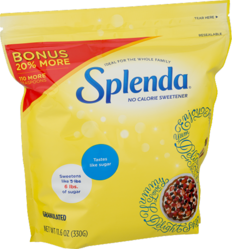 Splenda Granular No Calorie Sweetener Perspective: right