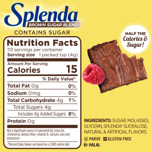 Splenda Brown Sugar Baking Blend Perspective: right