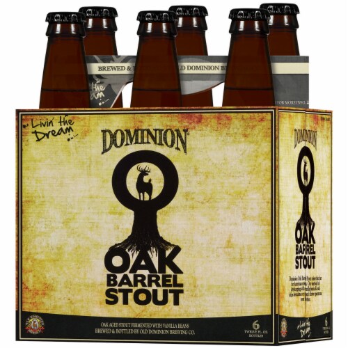 Old Dominion Brewing Company Oak Barrel Stout Perspective: right