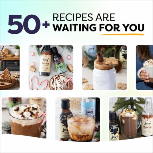 Javy Original Cold Brew Coffee Concentrate. 30 Cups Instant Coffee Hot or Cold Brew Beverage Perspective: right