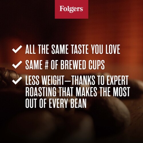 Folgers Classic Medium Roast Ground Coffee Decaf 25.9 oz (Pack of 14) Perspective: right