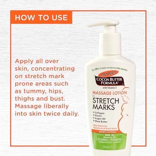 Palmer's Cocoa Butter Massage Lotion for Stretch Marks Pump Bottle 8.5 fl oz (Pack of 18) Perspective: right