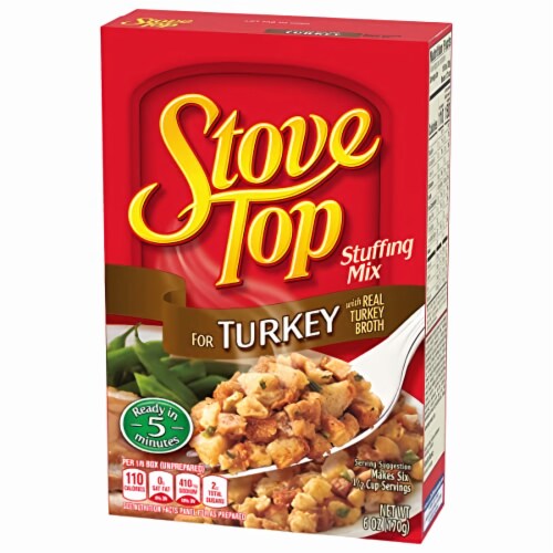 Kraft Stove Top Turkey Stuffing Mix (Pack of 32) Perspective: right