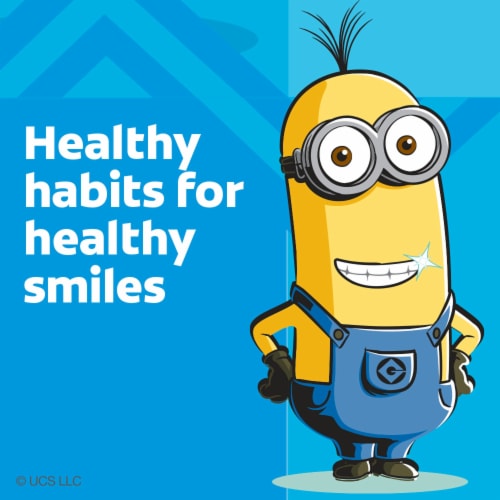 Colgate Kids Battery Powered Toothbrush, Minions (Pack of 14) Perspective: right