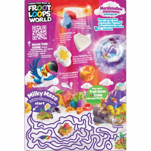 Kellogg's Froot Loops Original with Marshmallows Cereal 10.5oz (Pack of 20) Perspective: right