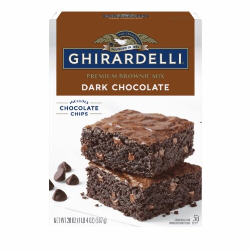 Dark Chocolate Premium Brownie Mix Includes Chocolate Chips (Pack of 3) Perspective: right