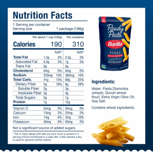 Barilla Ready Pasta Penne - 7oz (Pack of 2) Perspective: right
