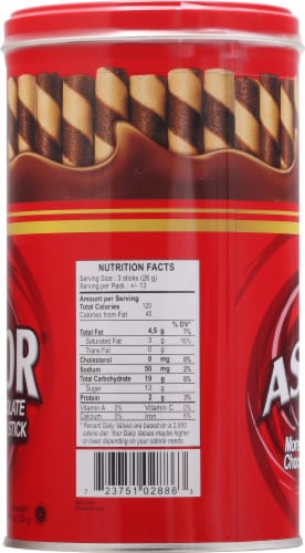 Astor Chocolate Wafer Sticks Perspective: right