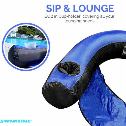 SWIMLINE ORIGINAL Fabric Covered U-Seat Inflatable Pool Float Lounger Sling  Seat, 1 Piece - City Market