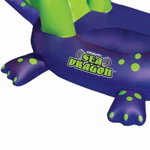 purple pool float
