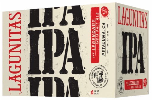 Lagunitas® IPA Craft Beer Cans Perspective: right