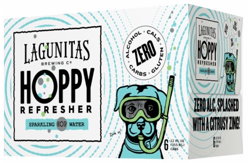 Lagunitas Hoppy Refresher Sparkling Hop Water Perspective: right