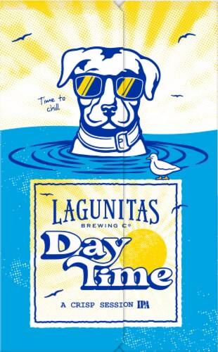 Lagunitas DayTime IPA Craft Beer Cans Perspective: right