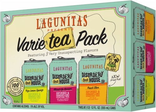Lagunitas Disorderly TeaHouse Variety Pack Perspective: right