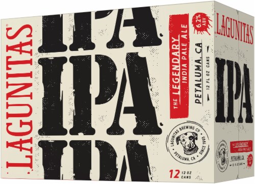 Lagunitas, IPA India Pale Ale, Craft Beer, Cans Perspective: right
